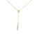 Lariat Diamond Necklace - Yellow Gold