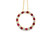 Ruby & Diamond Infinity Circle Necklace