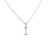 Diamond Initial Pendant - White Gold Bale