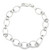 Italian Bracelet Oval Link - White Gold