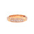 Modern Stack Diamond Ring - Rose Gold