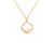 Mother of Pearl Clovelly Necklace - Yellow Gold