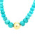 en South Sea Pearl & Amazonite Strand