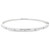 Diamond DOT Bangle White Gold