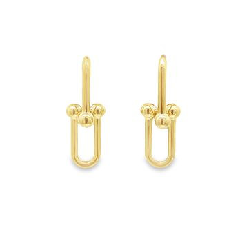 Chain/Ball Link Earrings