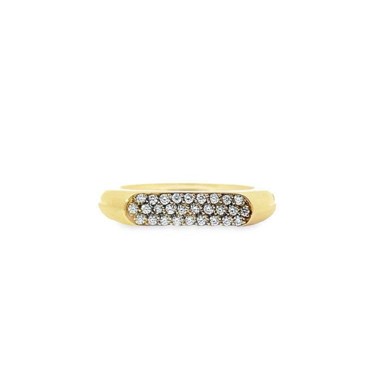 Diamond Supa Phatt Slice Ring