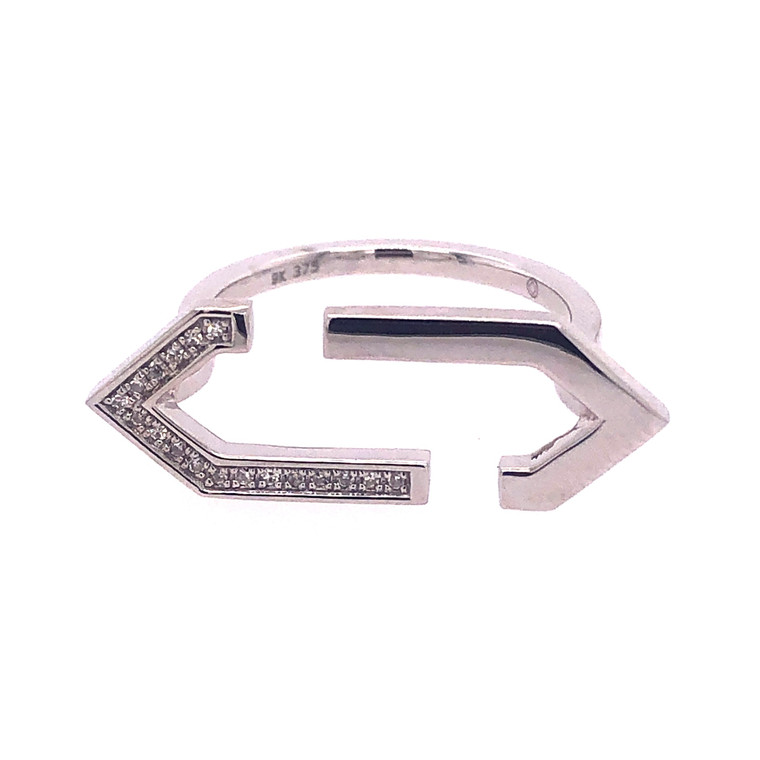 Asymmetric Diamond Ring