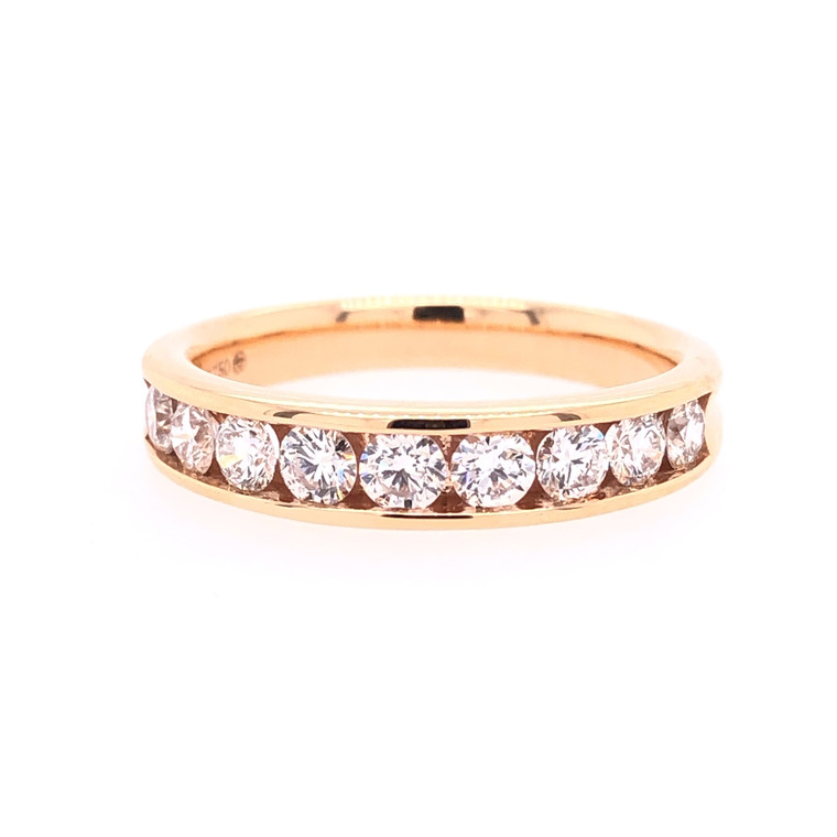 Diamond Channel Rose Band