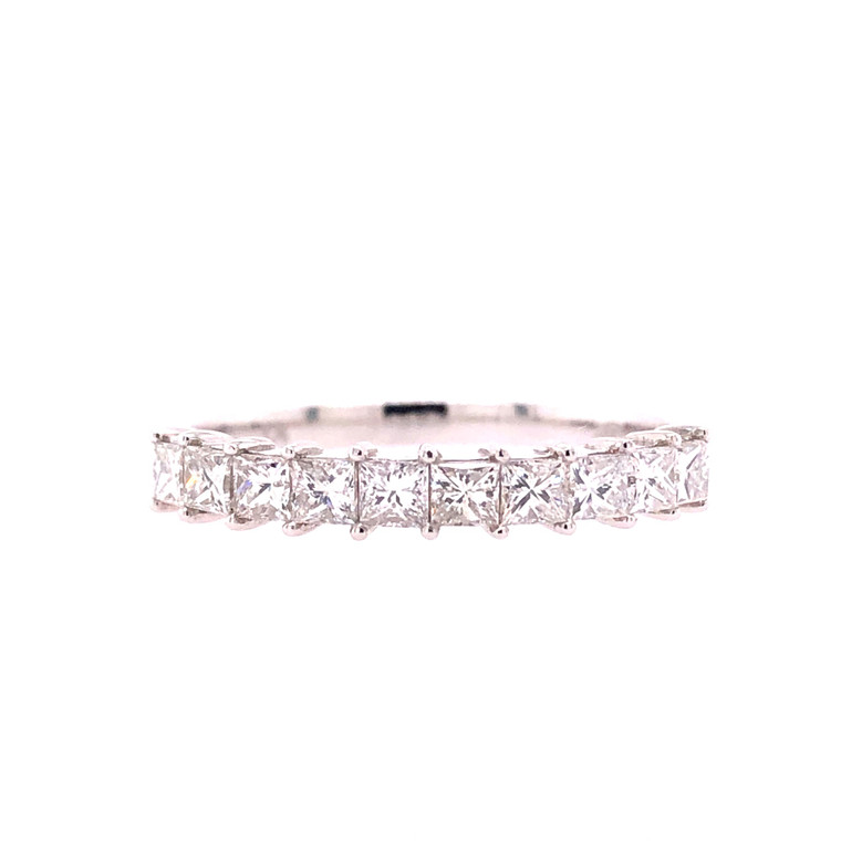 All Princess Cut Diamond Band