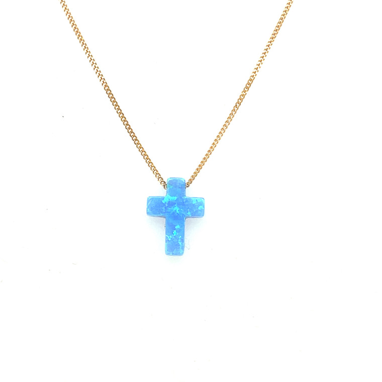 Opalite Cross Necklace