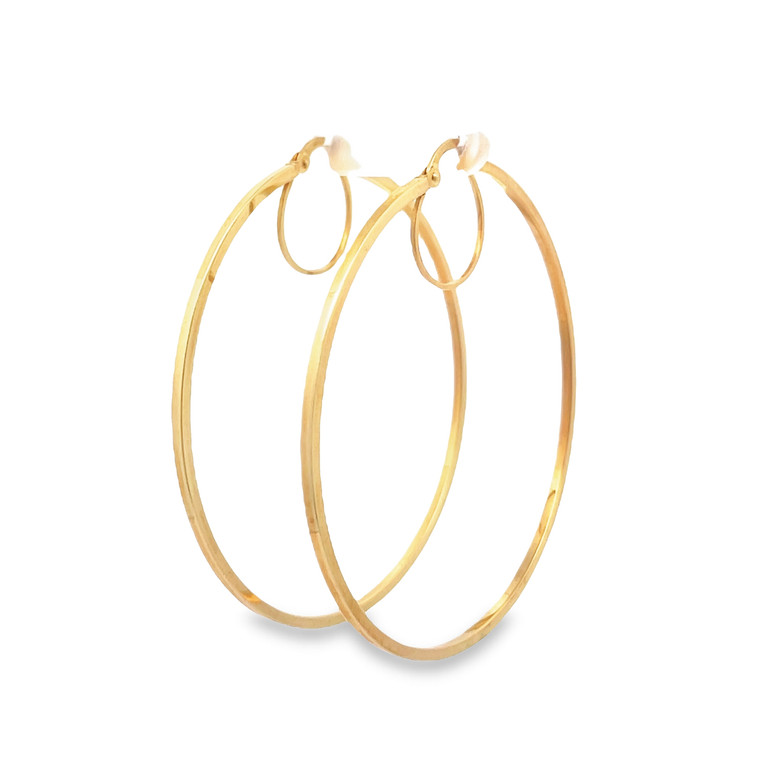 Hinged Maxi Square Hoops