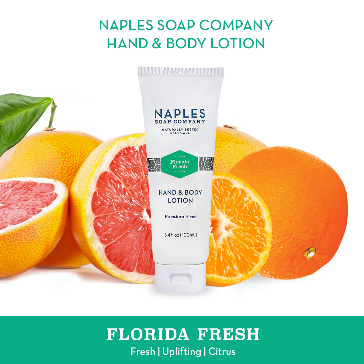 Florida Fresh HandBody Lotion Tube Naples Soap