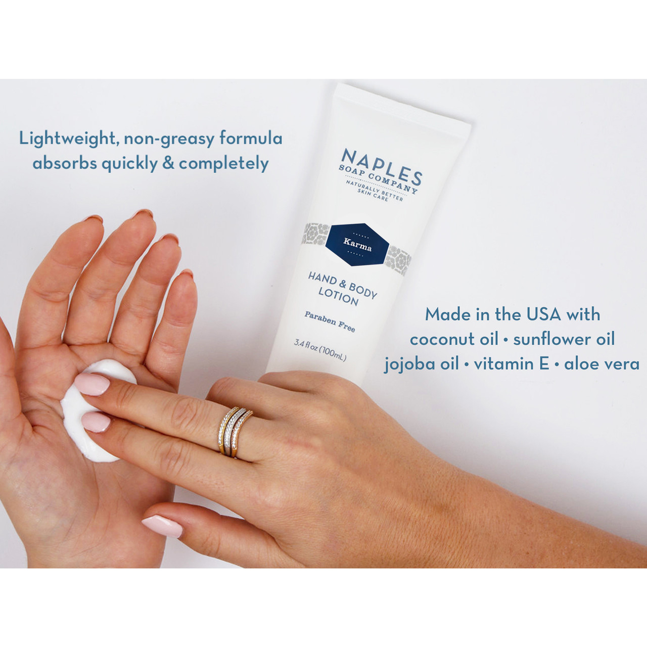 Karma HandBody Lotion Tube Naples Soap