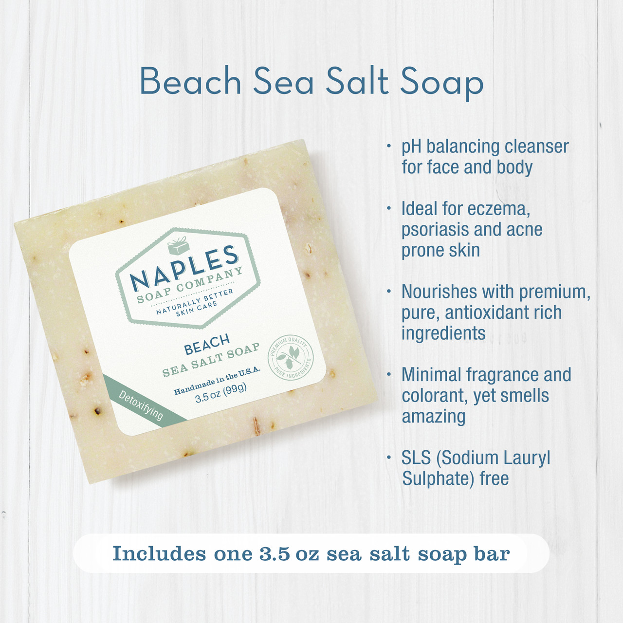 Beach Sea Salt Soap Naples Soap