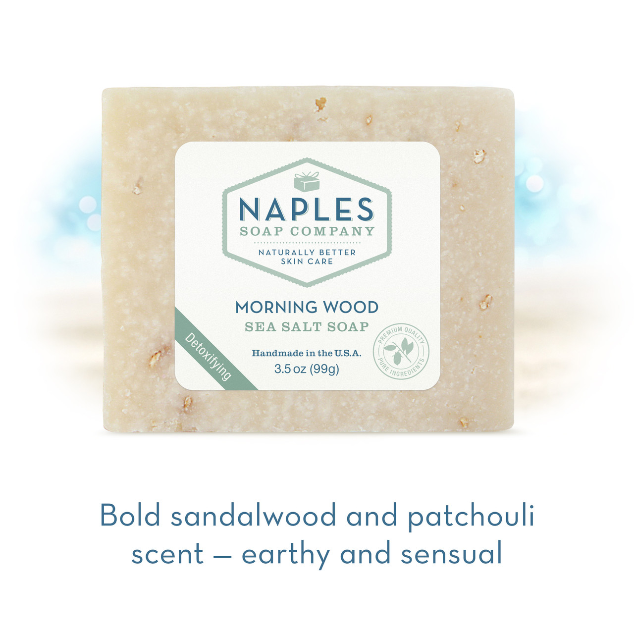 Morning Wood Sea Salt Soap Naples Soap