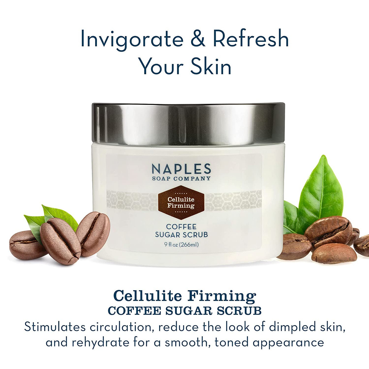 Cellulite Firming Coffee Sugar Scrub Naples Soap Company