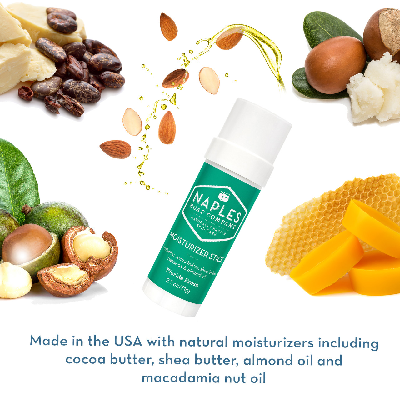 Florida Fresh Moisturizer Stick Naples Soap