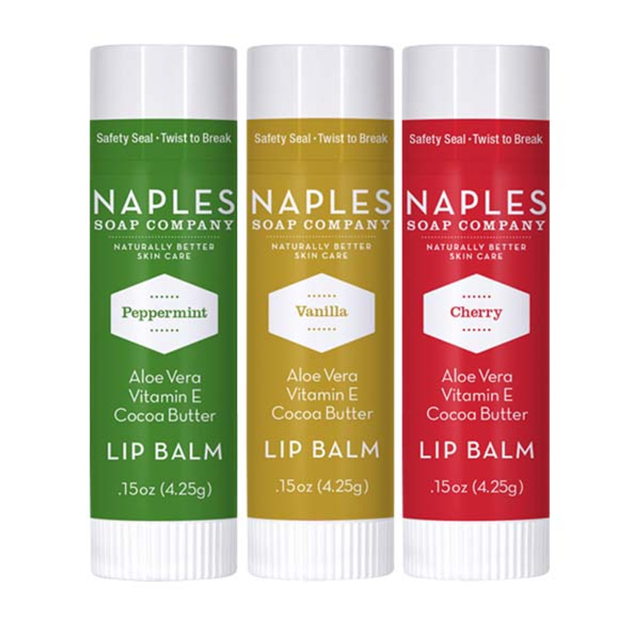 Lip Balm Trio  Naples Soap Company