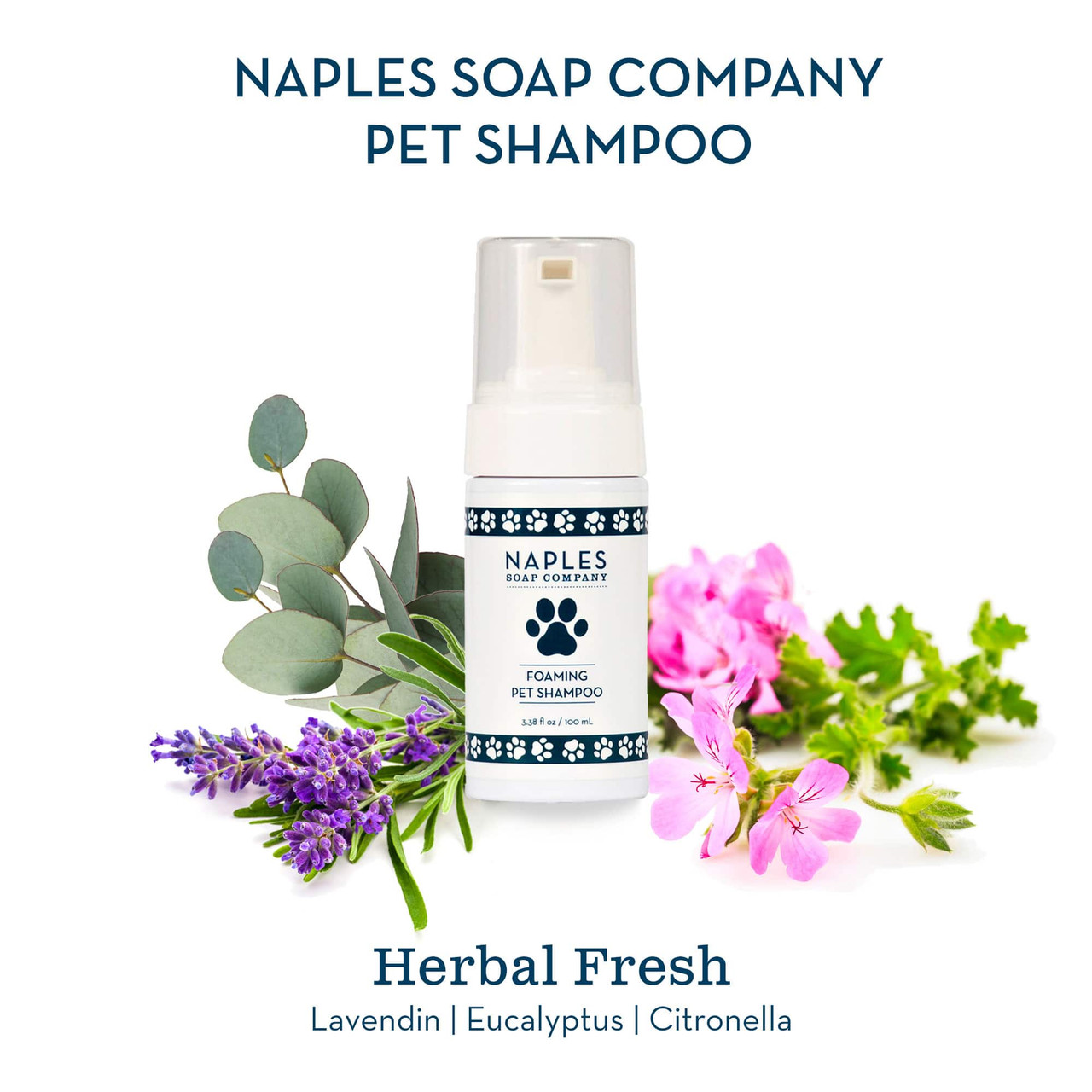 Foaming Pet Shampoo Naples Soap Company