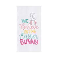 Believe in the Easter Bunny Tea Towel