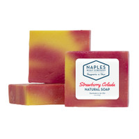 Strawberry Colada Natural Soap Trio