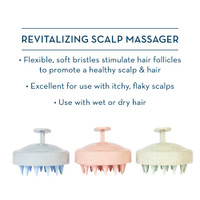 Pink Revitalizing Scalp Massager Three Description