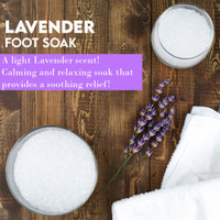 Lavender Epsom Salt Foot Soak Ingredients