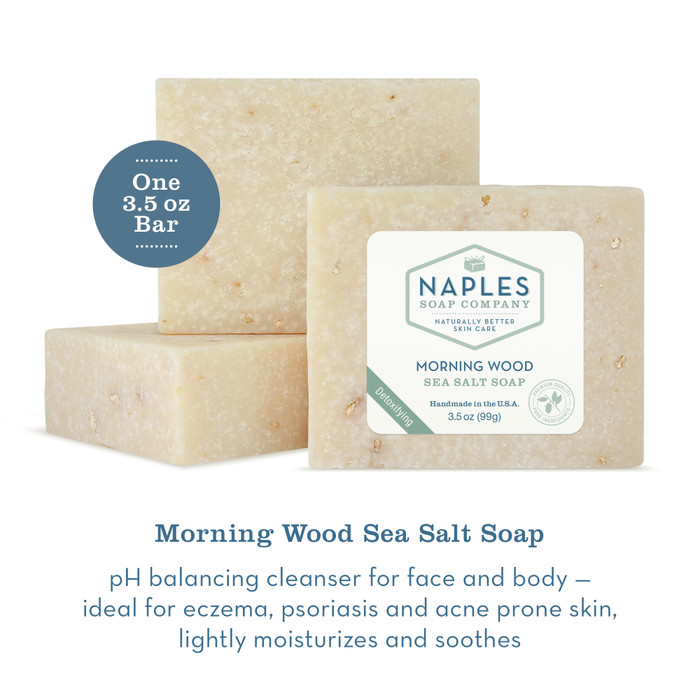 Morning Wood Sea Salt Soap Naples Soap