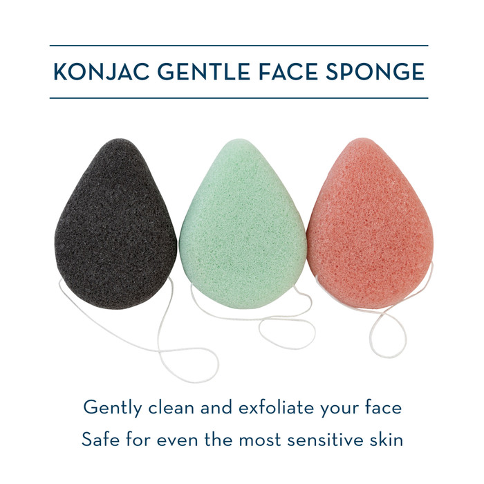 Green Konjac Gentle Face Sponge Naples Soap Company