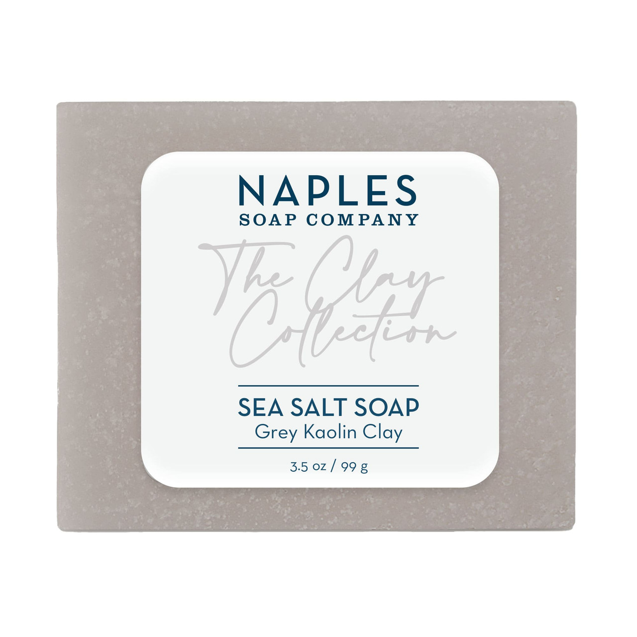 Image of Grey Kaolin Clay Sea Salt Soap