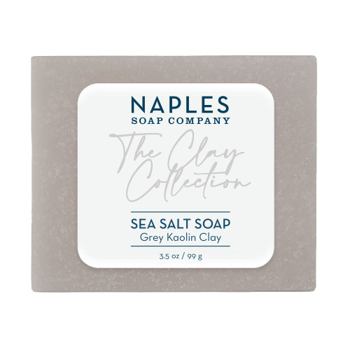 Grey Kaolin Clay Sea Salt Soap Naples Soap Company