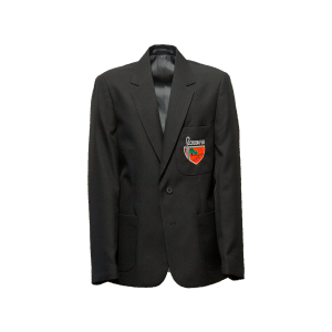 Crookfur Primary Black Polyester Blazer (Boys)