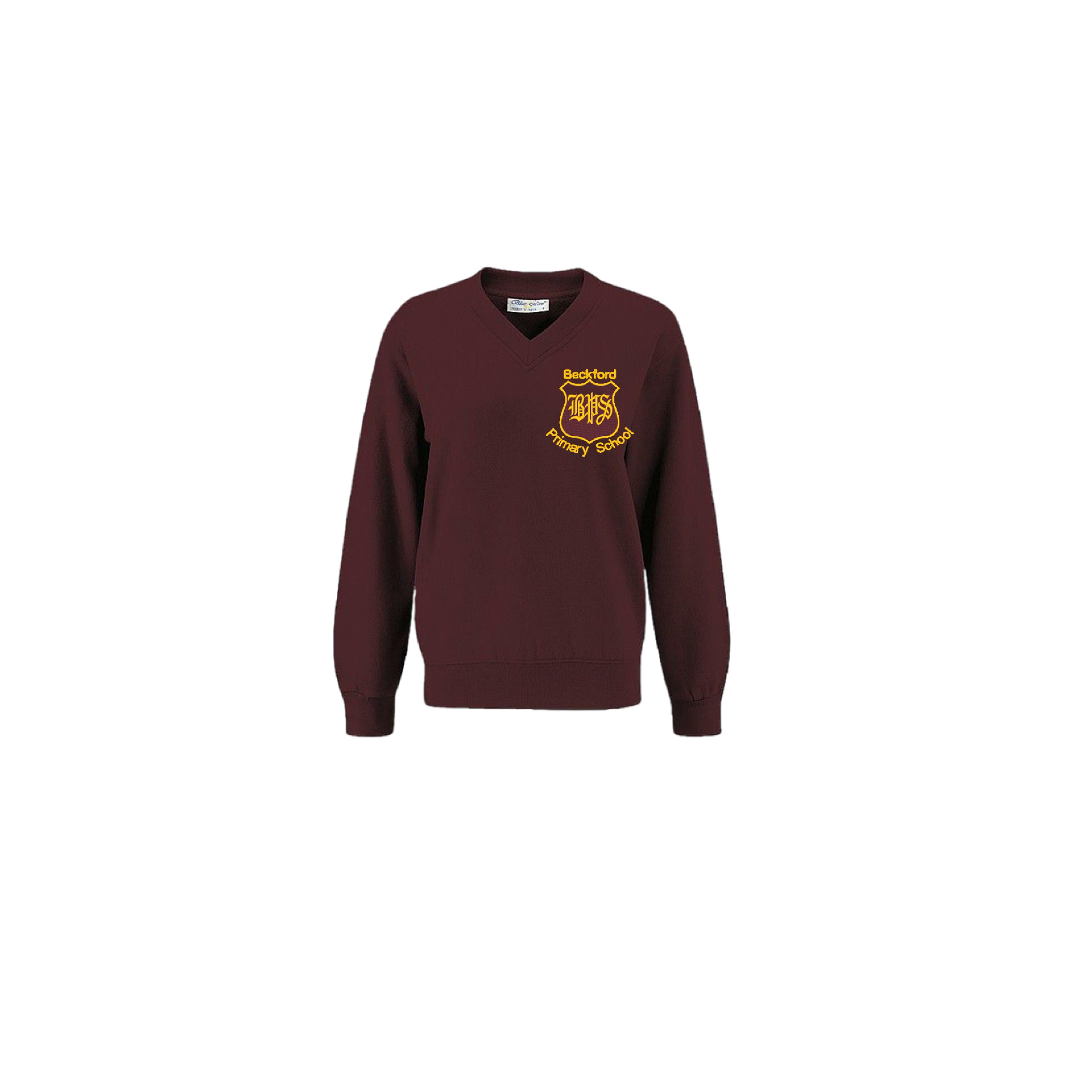 Beckford Primary V Neck Sweatshirt