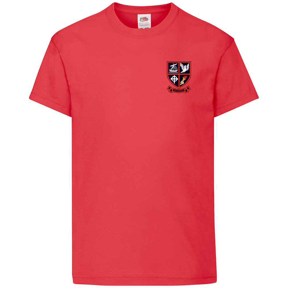 Giffnock Red Cotton T - Shirt (Mains - Mackintosh)