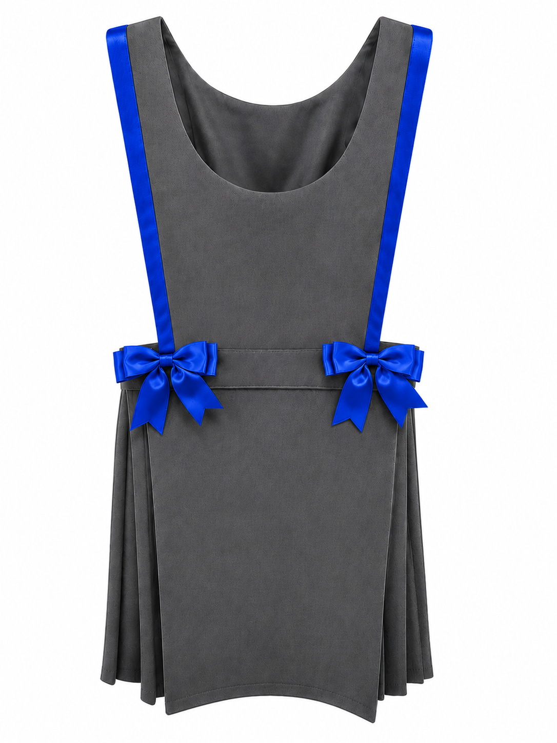 Grey / Royal Blue Personalised Pinafore