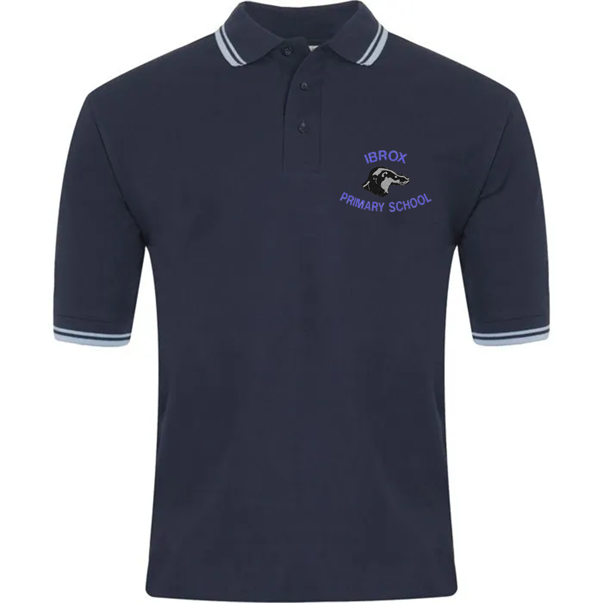 Ibrox Primary Tipped Poloshirt