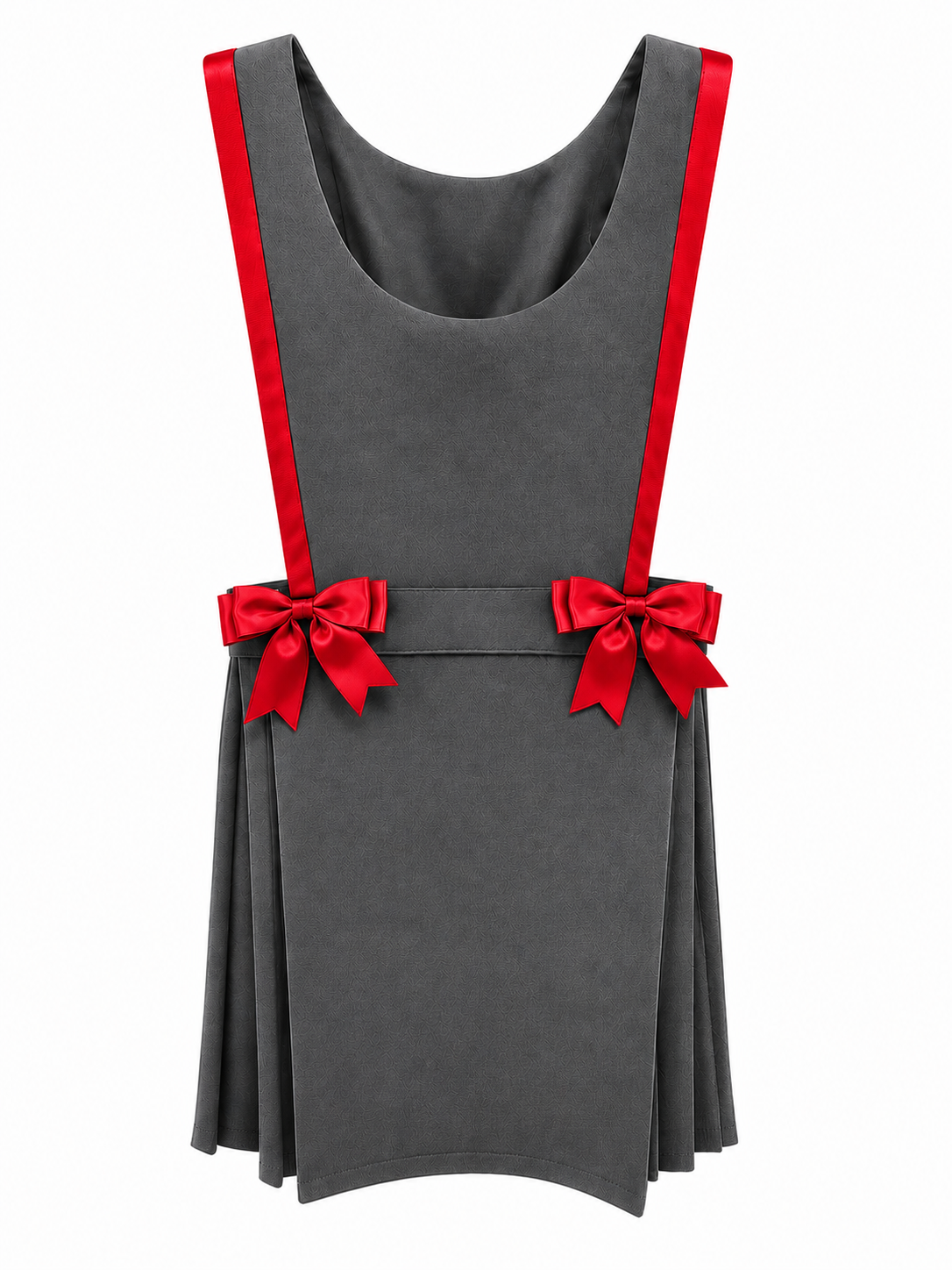 Grey / Red Personalised Pinafore