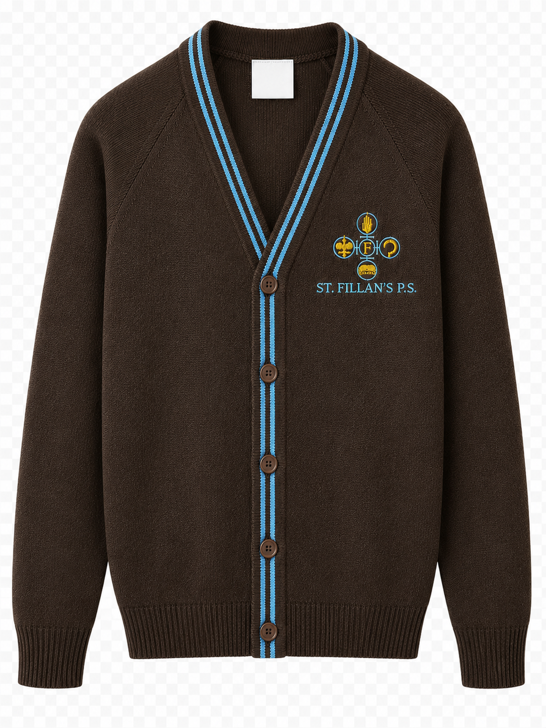 St. Fillan's Striped Knitted Cardigan