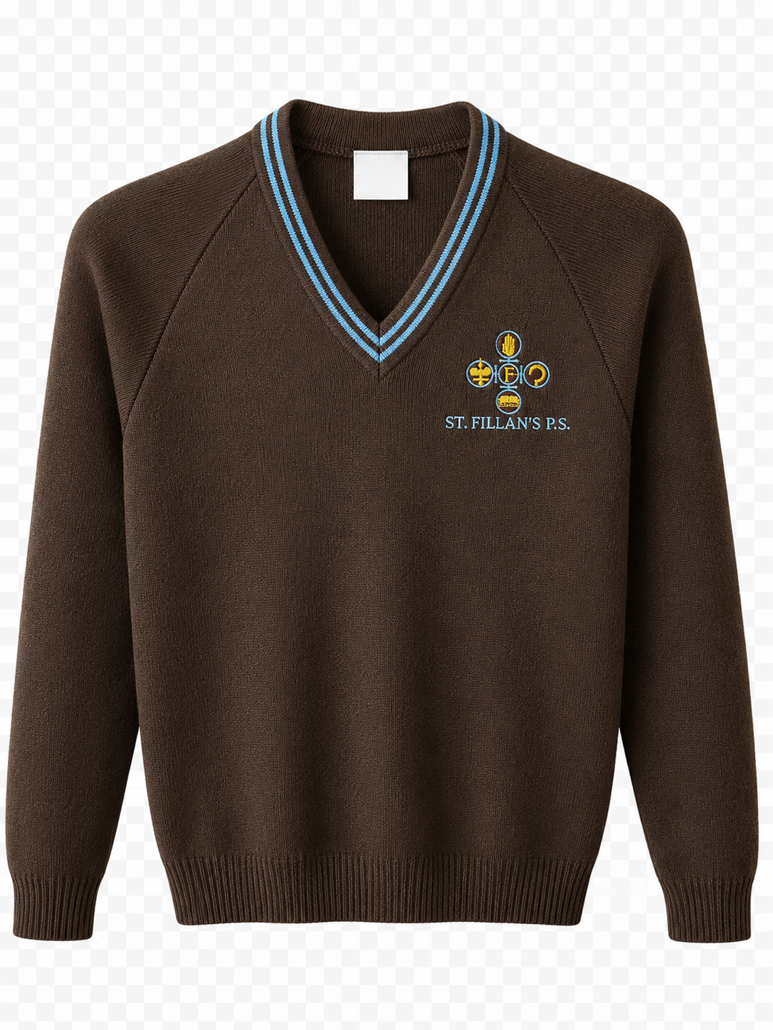 St. Fillan's Striped Knitted Jumper