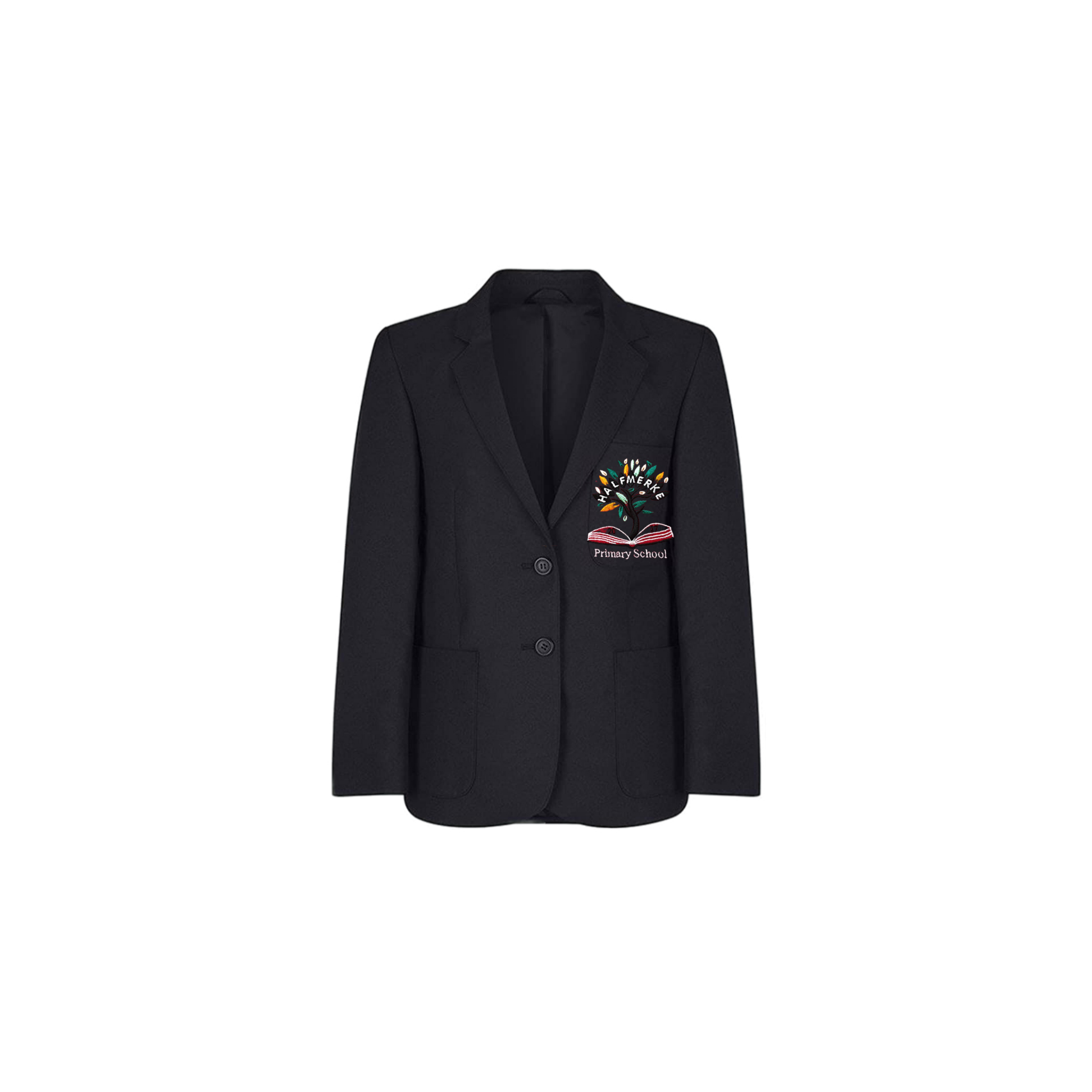 Halfmerke Primary Polyester Blazer (Girls)