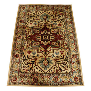 Full view of the rug laid out showing detail. Full view of the rug laid out showing detail.