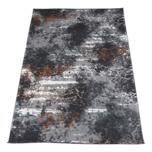 Full view of the rug laid out showing design details. Full view of the rug laid out showing design details.