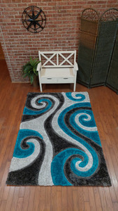 Full view of the rug laid out showing design. Full view of the rug laid out showing design.