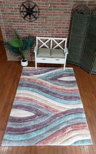 Full view of the rug laid out showing design details. Full view of the rug laid out showing design details.