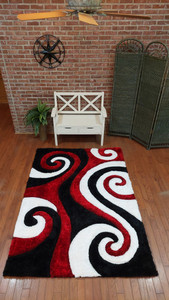Full view of rug laid out showing design details. Full view of rug laid out showing design details.