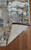 Corner of the rug is flipped up showing detail on the bottom of the rug. Corner of the rug is flipped up showing detail on the bottom of the rug.