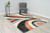 Full view of the shag rug laid out showing detail. Full view of the shag rug laid out showing detail.