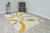 Full view of the shag rug laid out showing design details. Full view of the shag rug laid out showing design details.