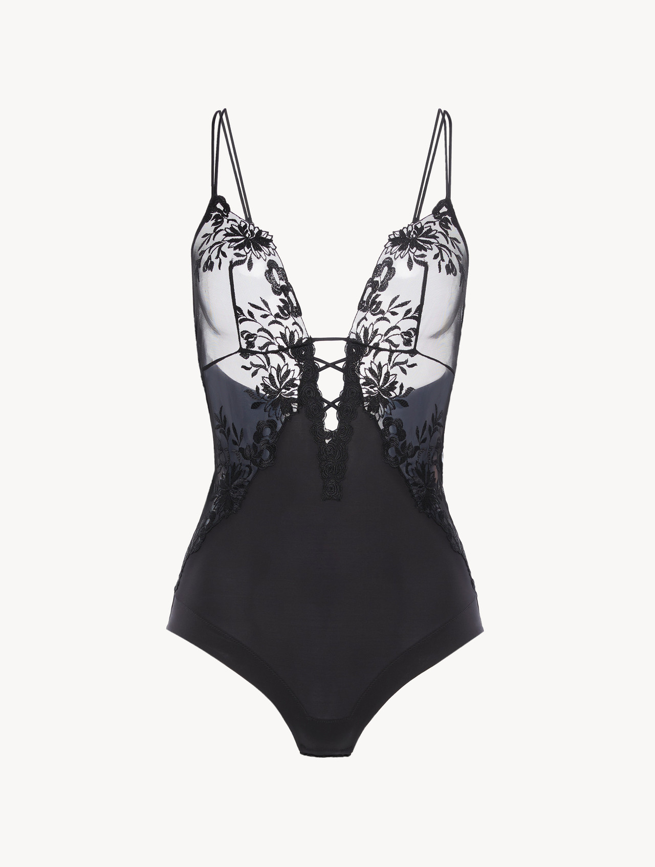 Ameila Sheer Lace Bodysuit