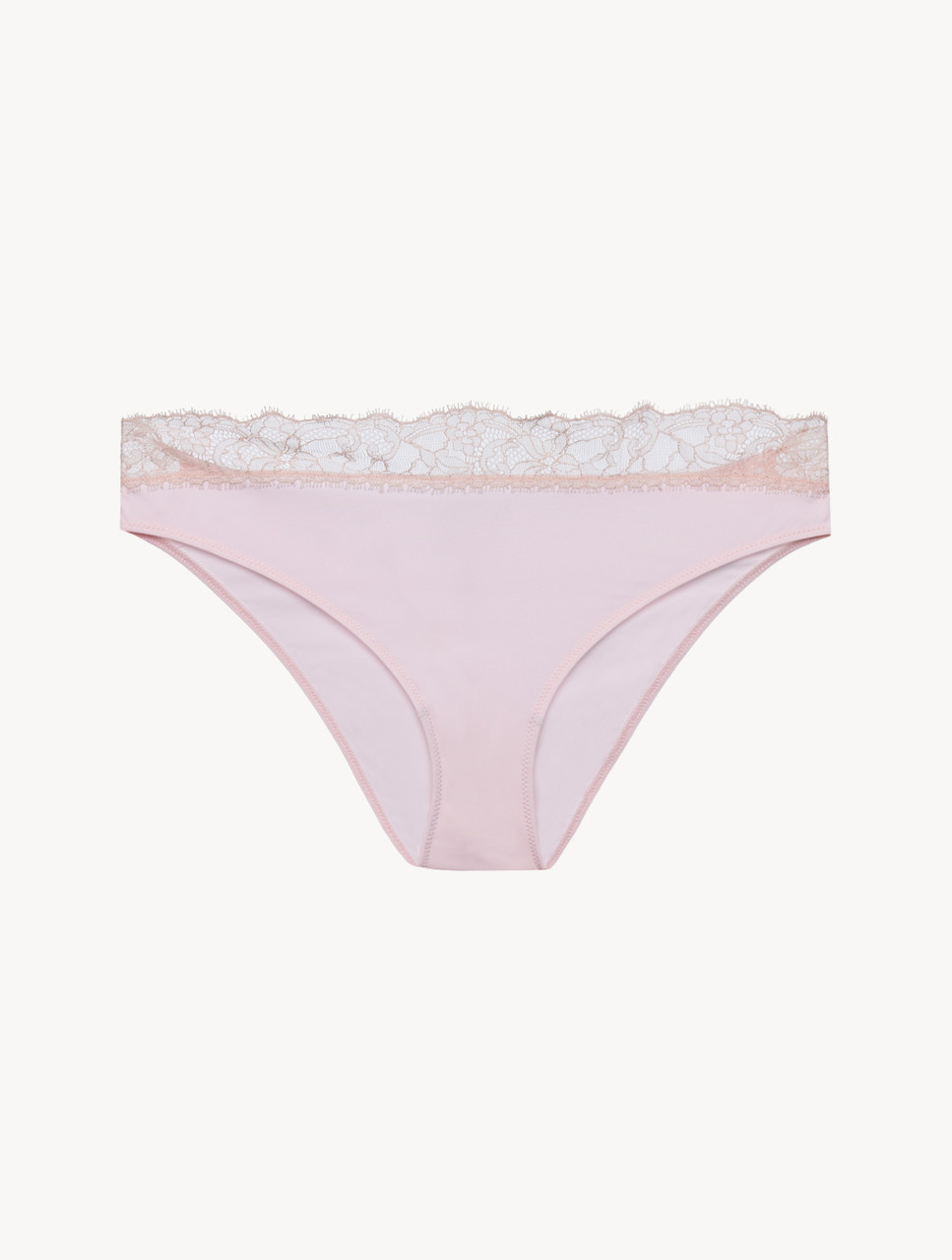 Lace medium brief in pink - La Perla - Global